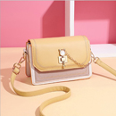 Cartera arianna color amarillo correa estilo 2