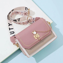 Cartera arianna color rosado correa estilo 1
