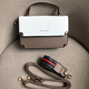 Cartera jessi color crema/marron