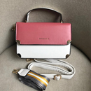 Cartera jessi color rosa/crema