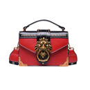 Cartera leonora rojo