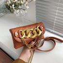 Cartera lina color marrón claro